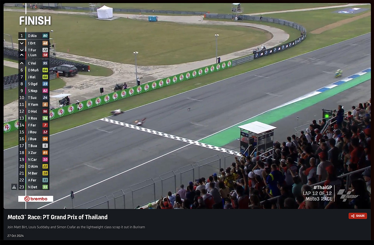 Krasch över mållinjen